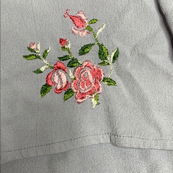 Johnny Was Collection Embroidered Cropped Top - Picture 2 of 5